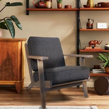 Shan Oak Wood Armchair